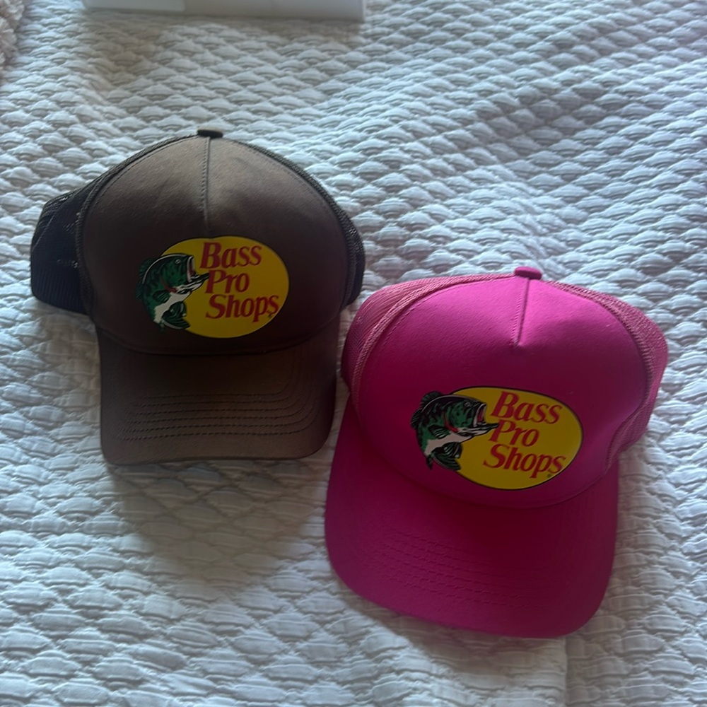 Bass Pro Shops Hats pink and brown